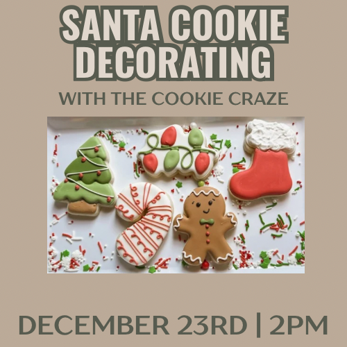 Santa’s Cookie Decorating Class with The Cookie Craze by Sarah Smith