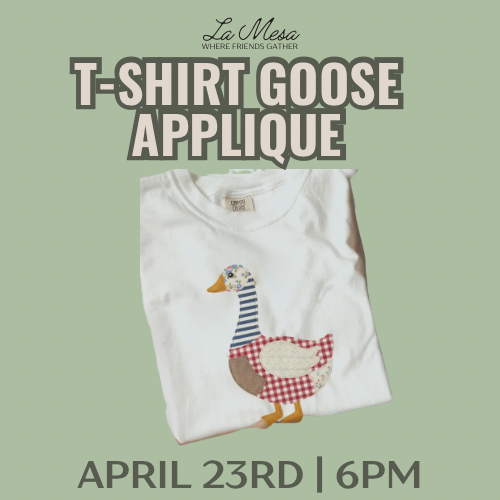 DIY Workshop: T-Shirt Goose Appliqué