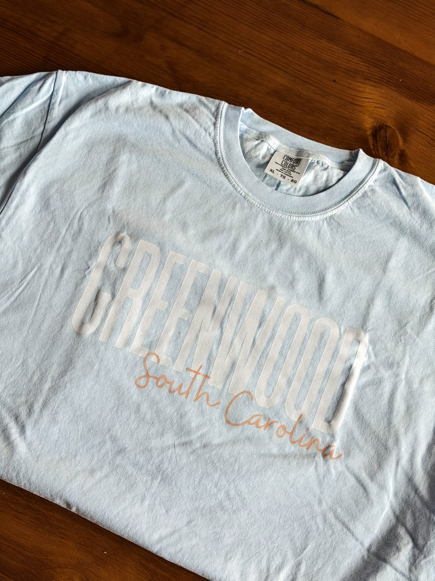 Greenwood, SC T-Shirt - Light Blue