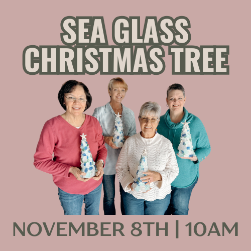 DIY Workshop: Sea Glass Christmas Trees