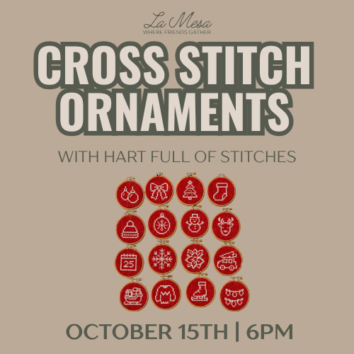 Intro to Cross Stitch Ornaments