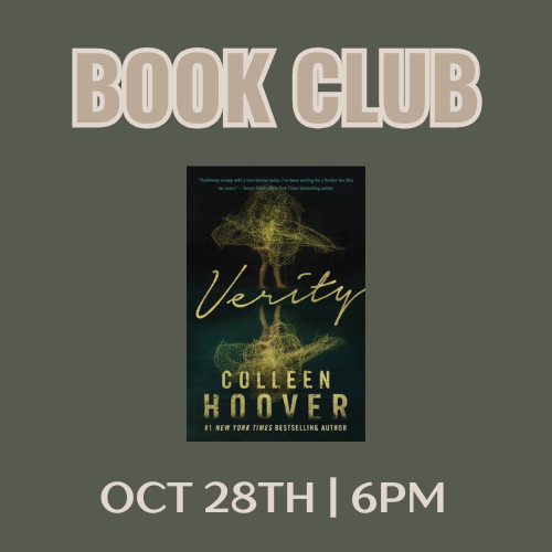 October Book Club: "Verity" By Colleen Hoover