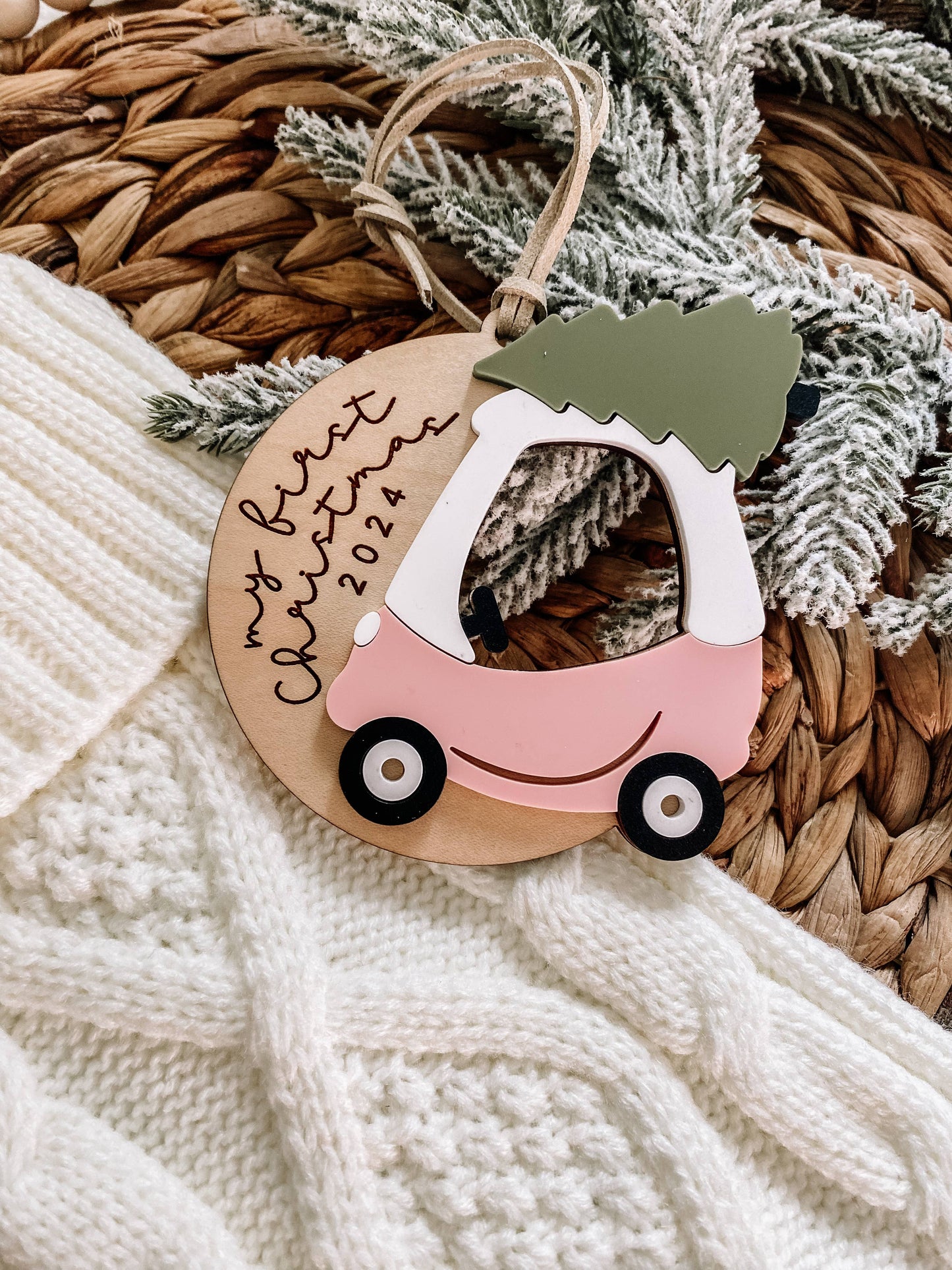 2025 Baby's First Christmas Coupe Ornament