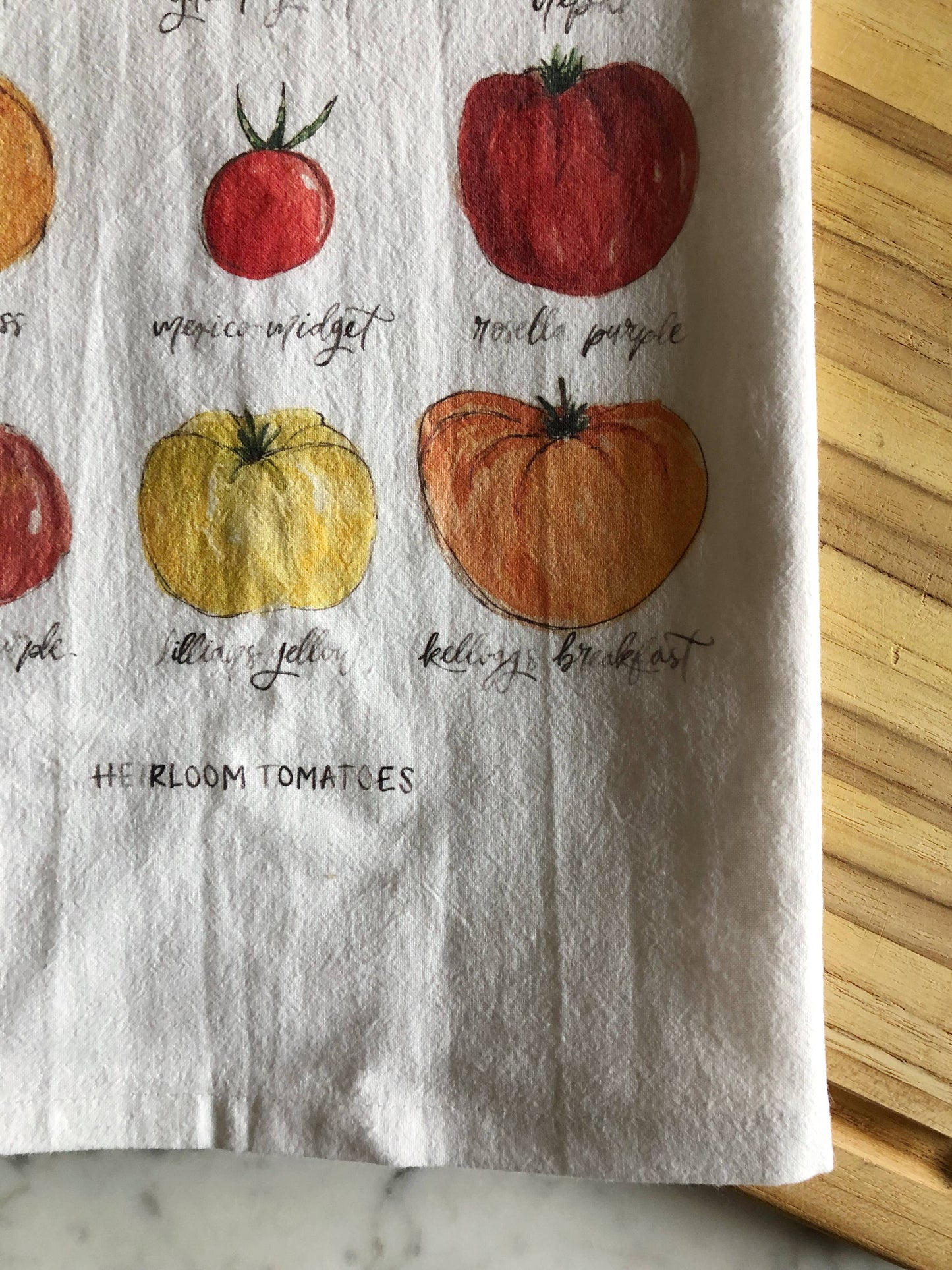 Heirloom Tomatoes Tea Towel
