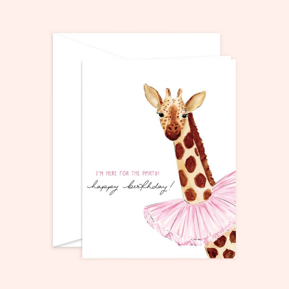 Here for the Party! Children's Birthday Card