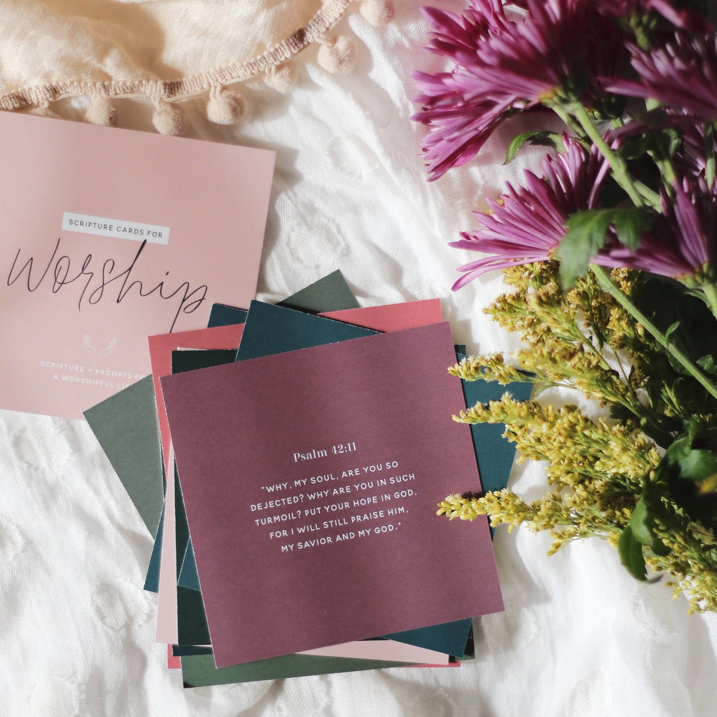 Scripture Cards for Worship Verse Card Set
