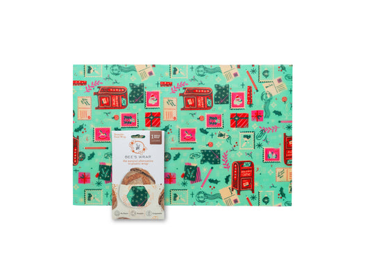 NEW! Seasons Greetings Bread Wrap, Holiday Food Wrap