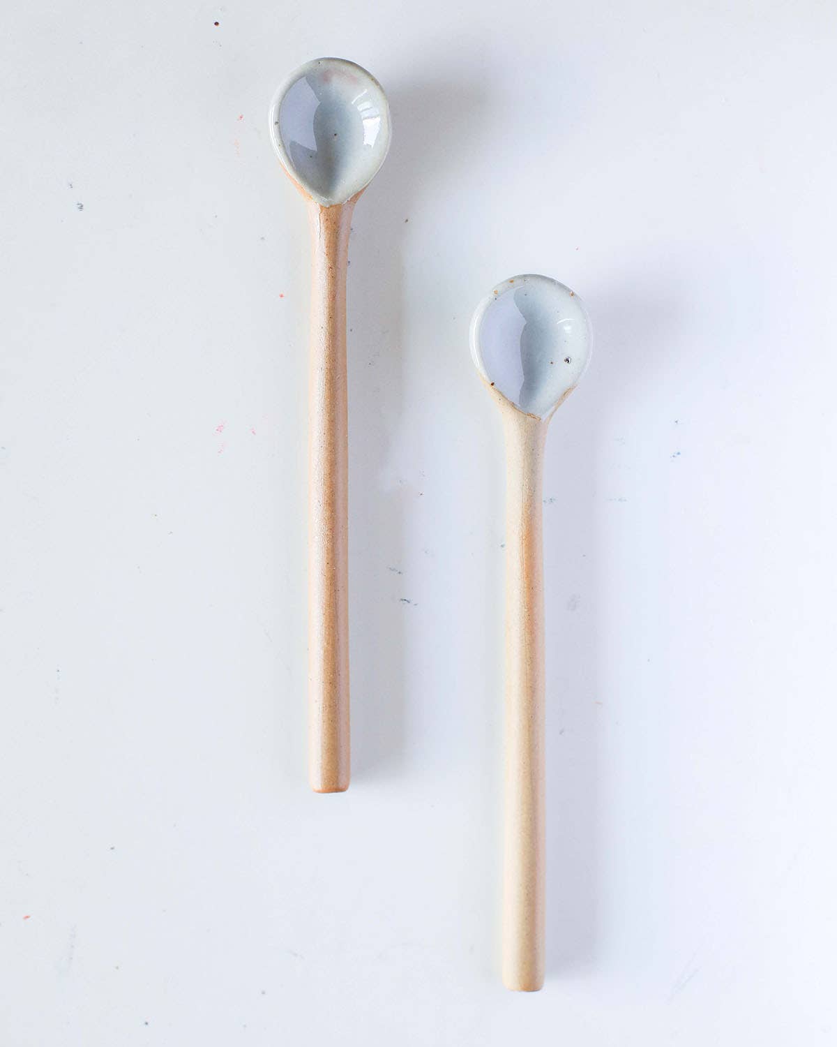 Ceramic Long and Short Spoons