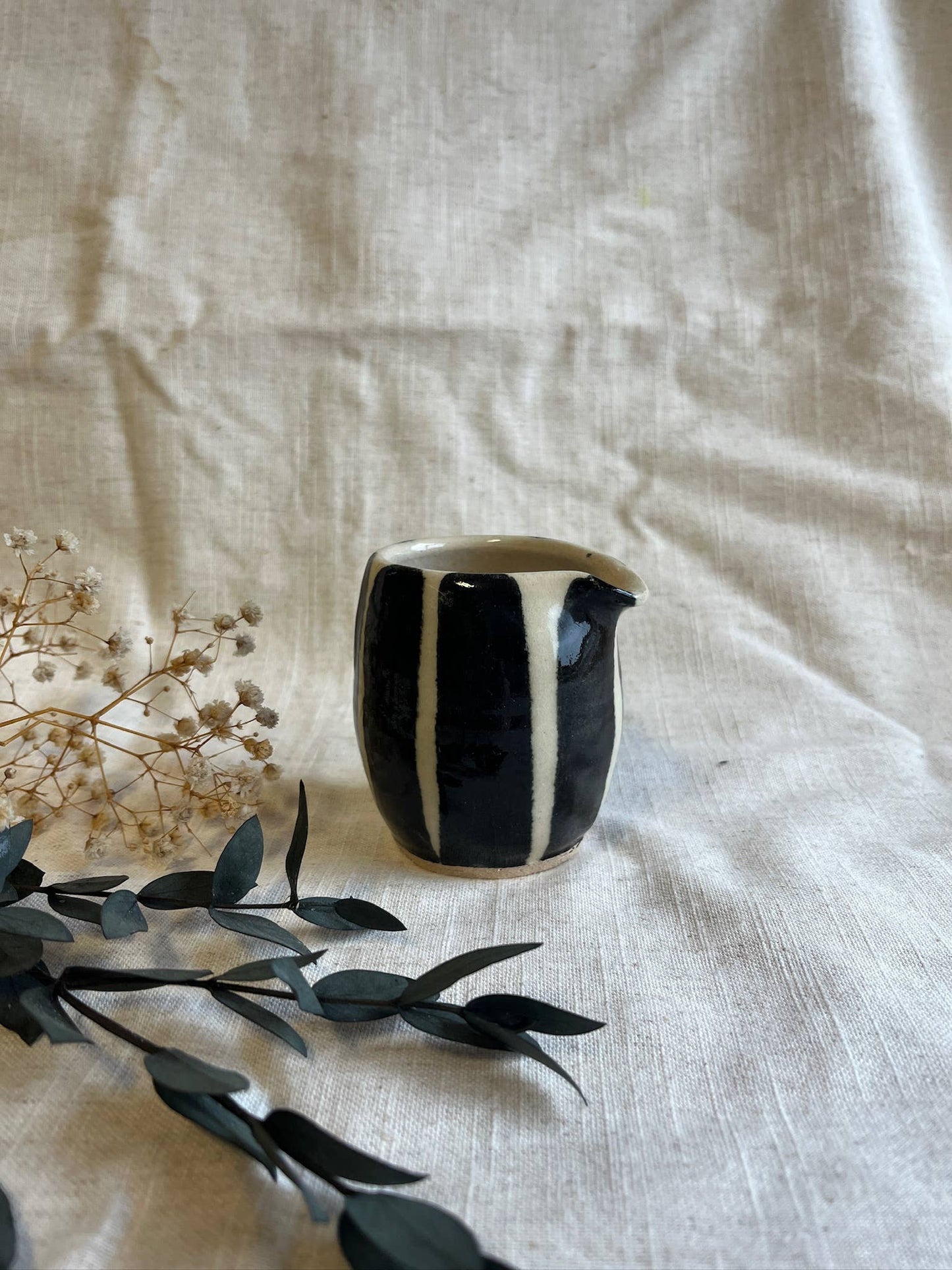 Stripe 120ml Milk Jug