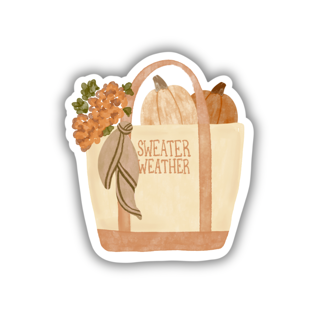Sweater Weather Tote - Sticker 3"