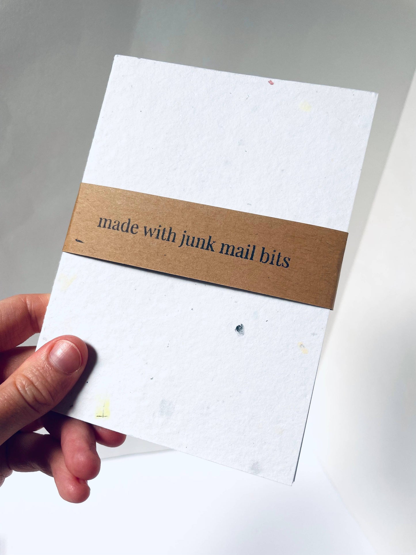 Mini Junk Mail Handmade Notebooks, Eco Friendly Paper Goods