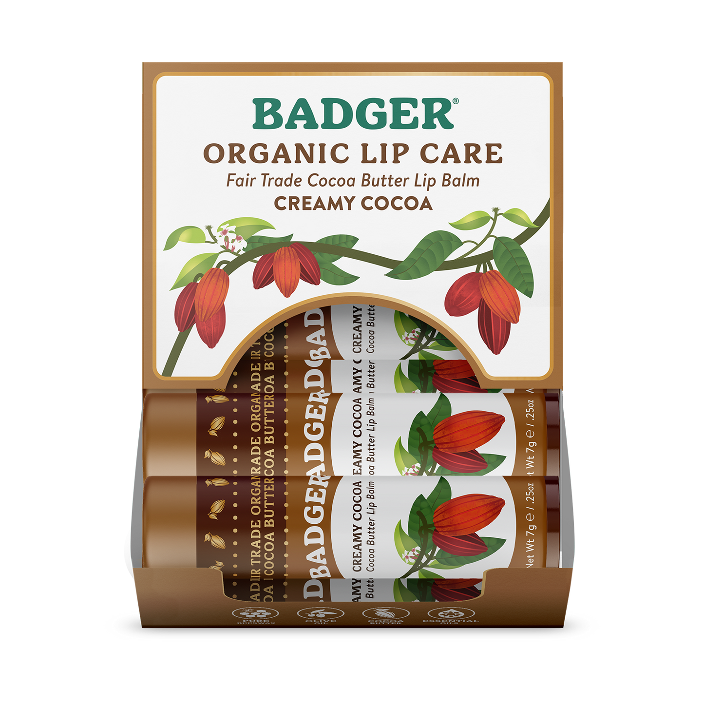 Cocoa Butter Lip Balm - Creamy Cocoa