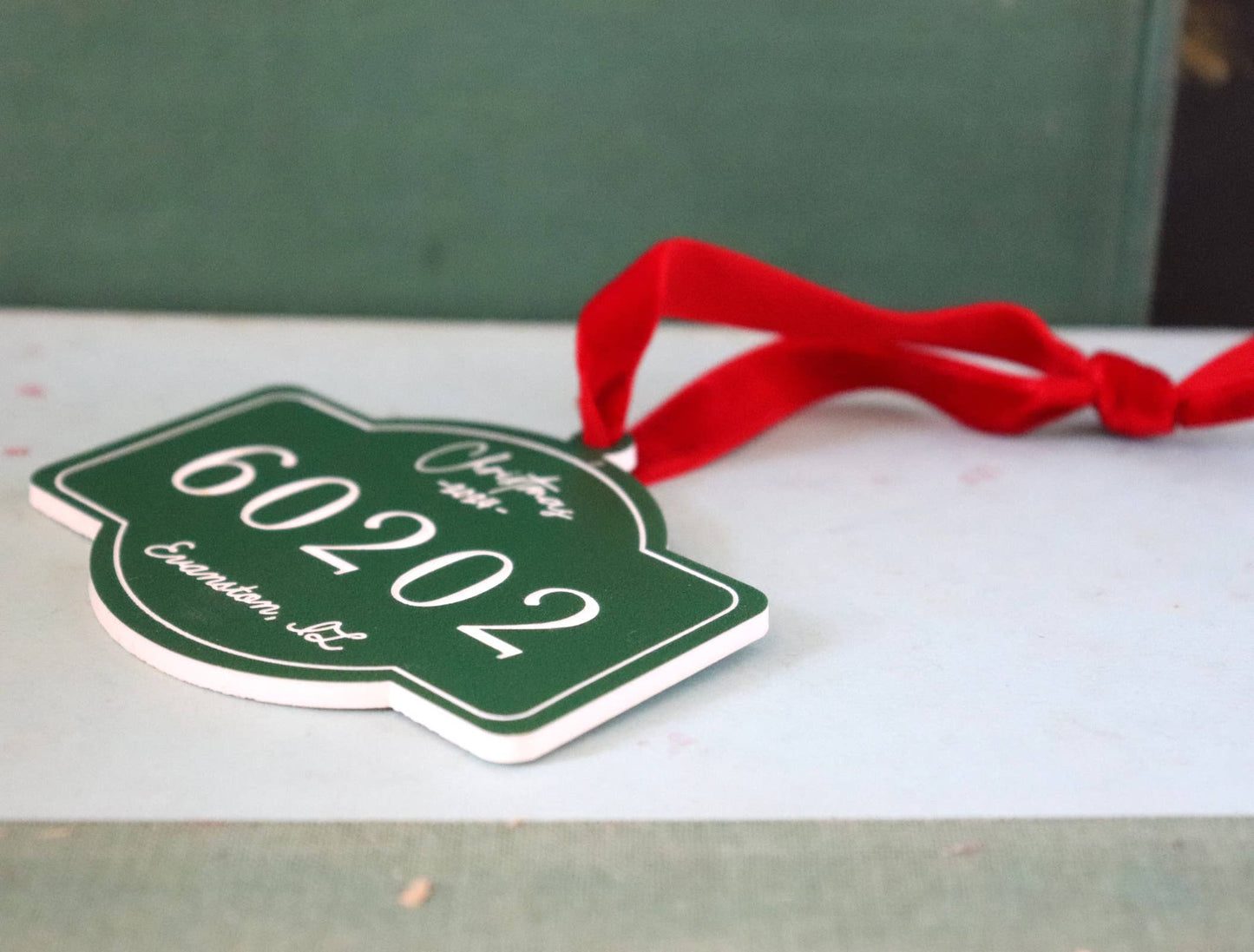 Custom Zip Code Ornament