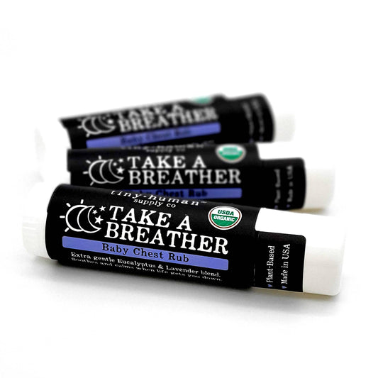NEW! Take a Breather Organic Baby Chest Rub Stick, 0.5oz