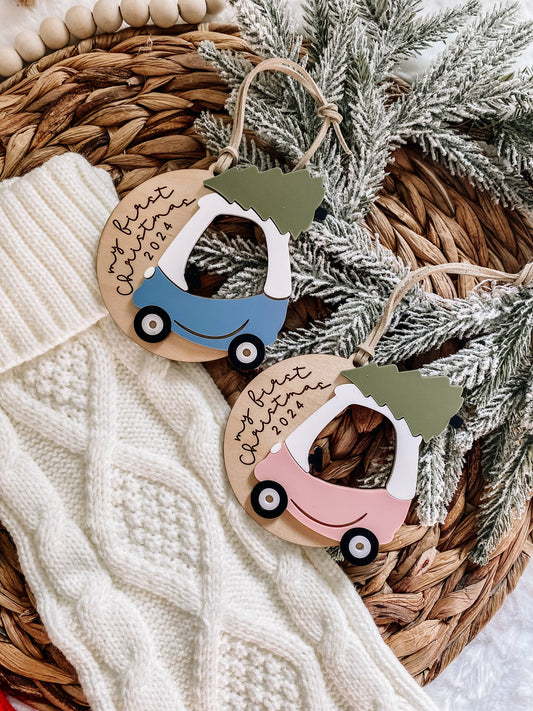 2025 Baby's First Christmas Coupe Ornament