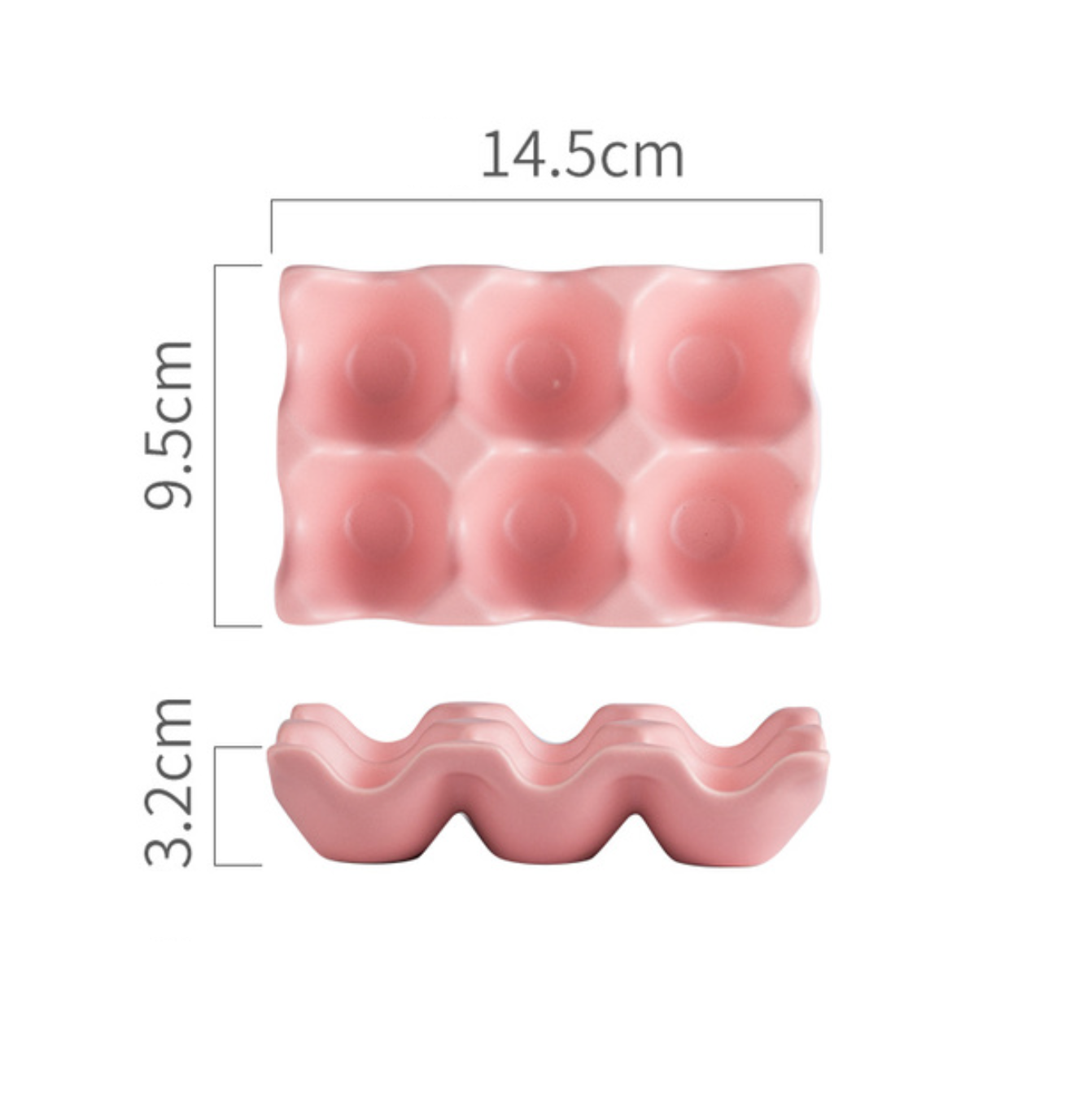 Ceramic 6 Grids Egg Holder